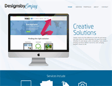 Tablet Screenshot of designsbyemjay.com